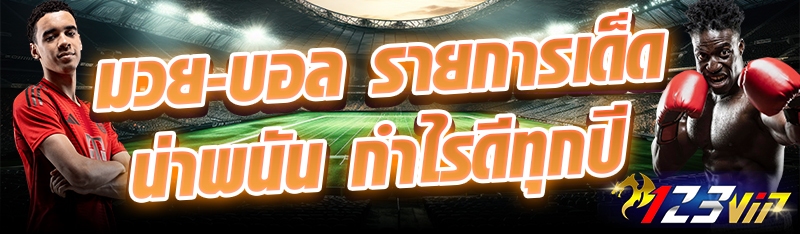 มวย-บอล รายการเด็ดน่าพนัน กำไรดีทุกปี