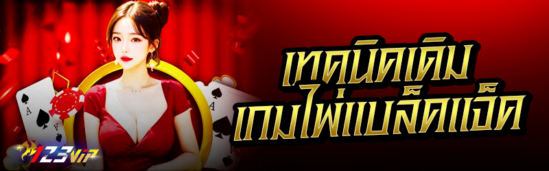 เทคนิคเดิมเกมไพ่แบล็คแจ็ค