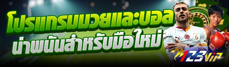 โปรแกรมมวยและบอลน่าพนันสำหรับมือใหม่